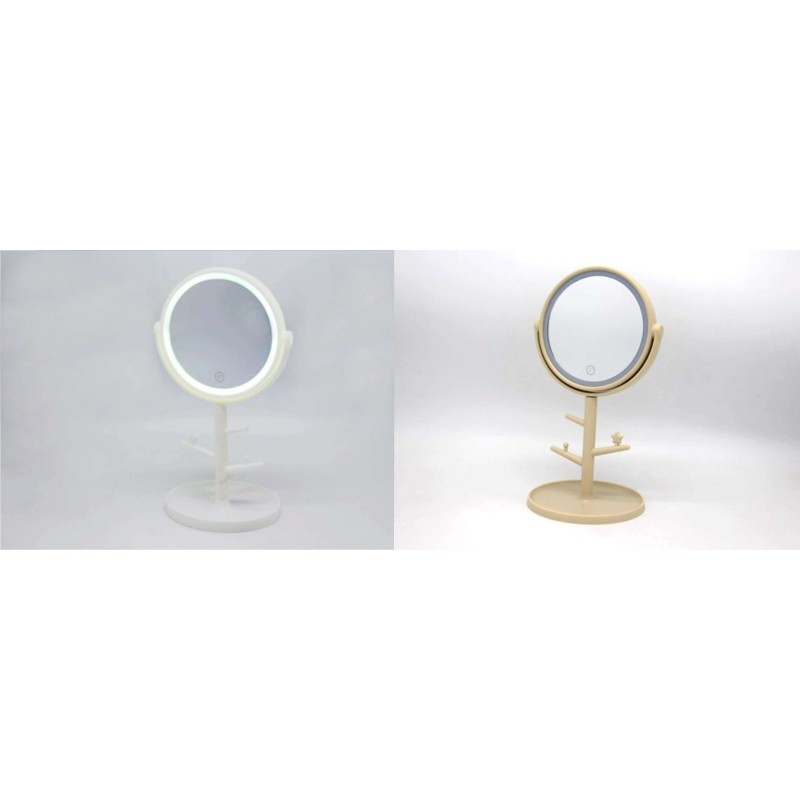 ESPEJO AUMENTO C/LUZ (2 COL.) 15*25