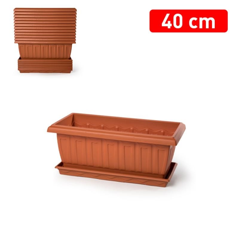 JARDINERA EDEN+PLATO 40 CM