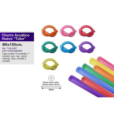 CHURRO HUECO 150CM SURTID
