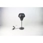 LAMPARA METAL MESA NEGRA 16*39 CM