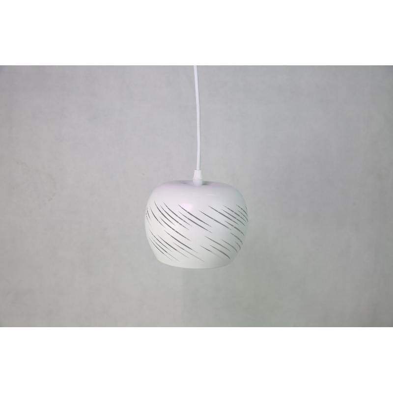 LAMPARA METAL TECHO BLANCA 15*95 CM