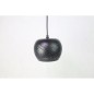 LAMPARA METAL TECHO NEGRA 15*95 CM