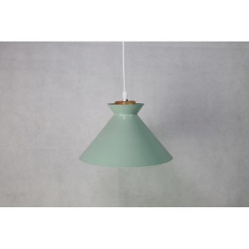 LAMPARA METAL TECHO TURQUESA 25*105 CM