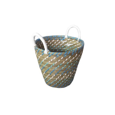 ROPERO INDIVIDUAL AZUL 29*28 CM. DIAMETRO 18CM.