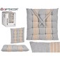 COJIN SILLA RALLAS GRIS