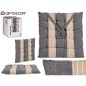 COJIN SILLA RALLAS GRIS OSCURO