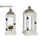 FAROL MADERA BLANCA RECTANGULAR MEDIA