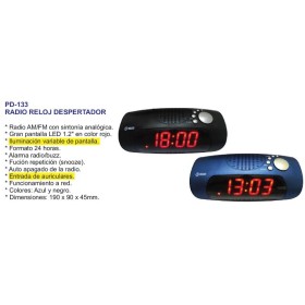 RADIO RELOJ AM/FM E/AURICULAR
