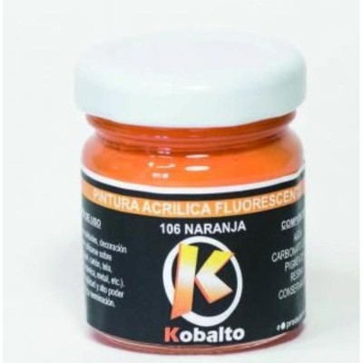 PINTURA ACRILICA FLOURECENTE NARANJA