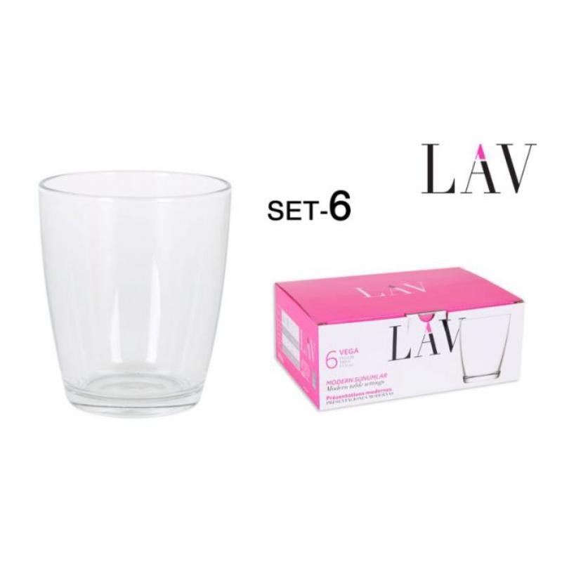 SET 6 VASOS 340 CC VEGA