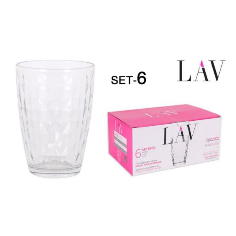 SET 6 VASOS 415 CC NEW ARTEMIS