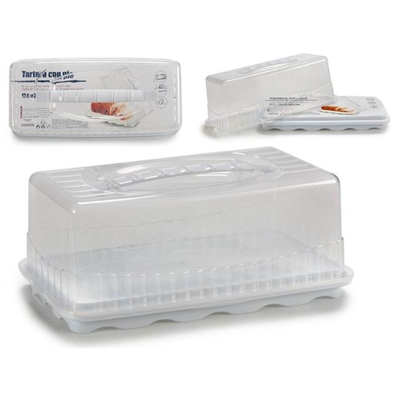 TARTERA RECTAN ESTRECHA PLAST BLANCO ASA