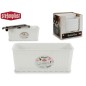 JARDINERA NATURAL RESER AGUA 30 CM BLANCO