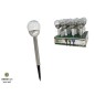 LAMPARA SOLAR BOLA CRISTAL 1LED CAMB COL