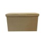BAUL PUFF BEIGE 60*36*36 CM