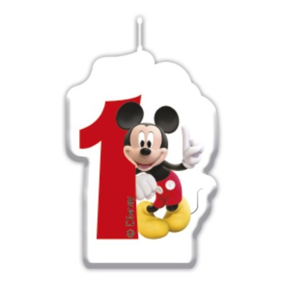 VELA NUMERAL Nº 1 PLAYFUL MICKEY