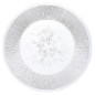 PLATO 32.7 CM VIDRIO RELIEVE FUSION LONJA