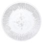 PLATO 28 CM VIDRIO RELIEVE FUSION LONJA