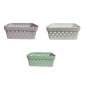 CESTA PVC 3 COL 32*22*13 CM