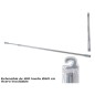 BARRA BAÑO EXTENSIBLE 140-260 CM CROMADA