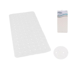 ALFOMBRA GOMA NATURAL 36X76 CM BLANCO