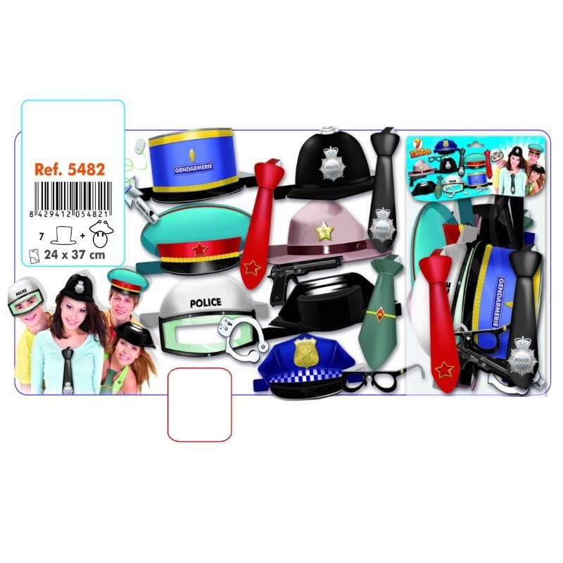 PARTY PACK INDIV. 7 SOMB POLICIA