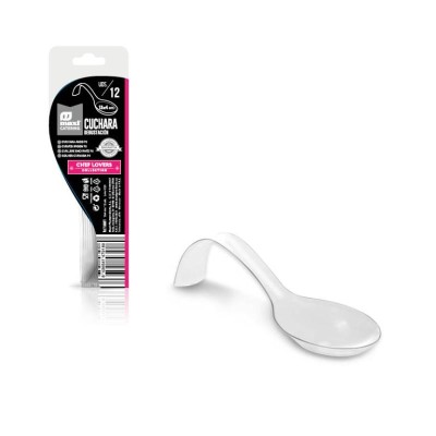 CUCHARA ARCO FINGER FOOD 12.8X4 CM 12 UD