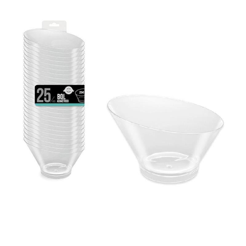 BOL REDONDO GRANDE ASIMETRICO TRANSP FING 25 UD