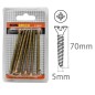 TORNILLO AGLOMERADOS 5X70 MM