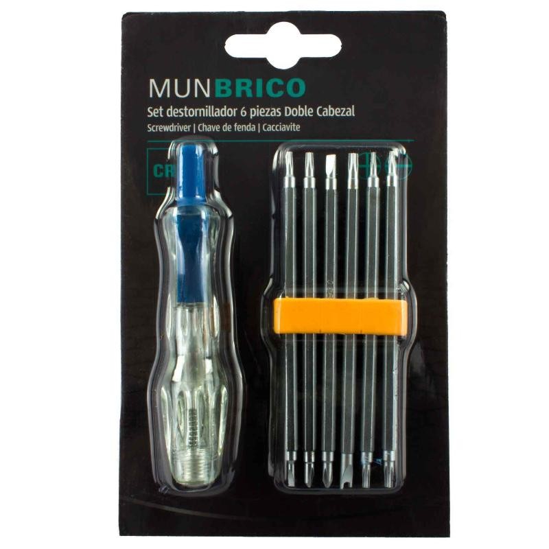 SET DESTORNILLADOR 6 PCS DOBLE USO