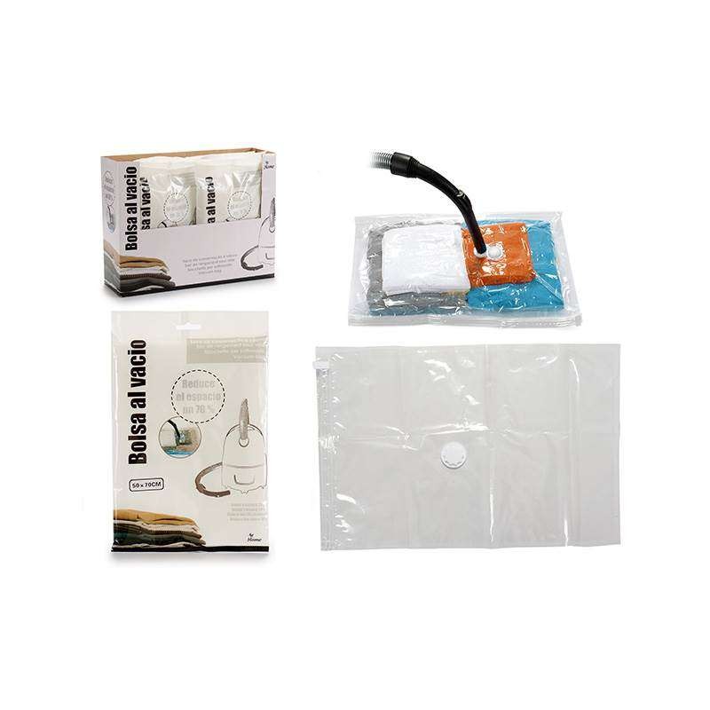 BOLSA DE VACIO TRANSPARENTE 50X70 CM              