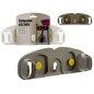 COLGADOR ESCOBAS PLASTICO SURT 2 COLORES          