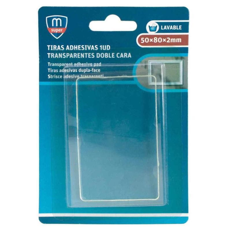 ALMOHADILLAS TRANSP. AD. DOBLE CARA 50X80X2MM 1 UD
