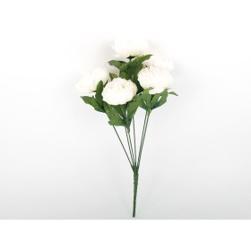 RAMO PEONIA X6-43CM BLANCO