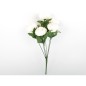 RAMO PEONIA X6-43CM BLANCO