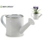 REGADERA BLANCO FILO PLATA