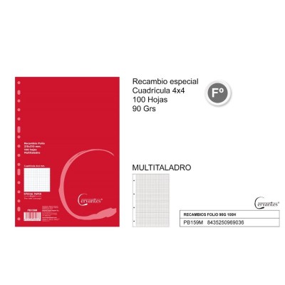 RECAMBIOS FOLIO 90G 100 H