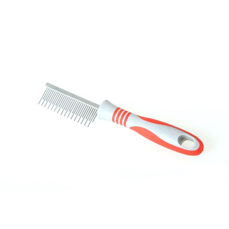 PEINE PARA DESENREDAR PELAJE METAL+MANOG PP 20 CM