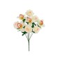 RAMO ROSAS-ORQUIDEA X 9 44CM. ROSA