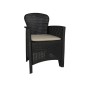 SILLON FOLIA ANTRACITA C/COJIN