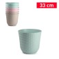MACETA RATTAN REDONDA 33 CM SURT VRM