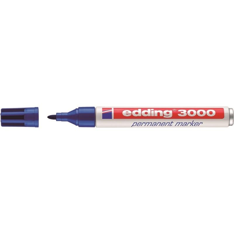 MARCADOR PERMANENTE EDDING 3000 03 AZUL