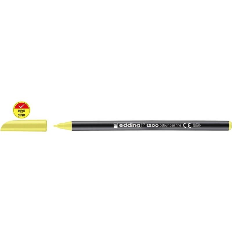 ROTULADOR EDDING 1200 AMARILLO NEON