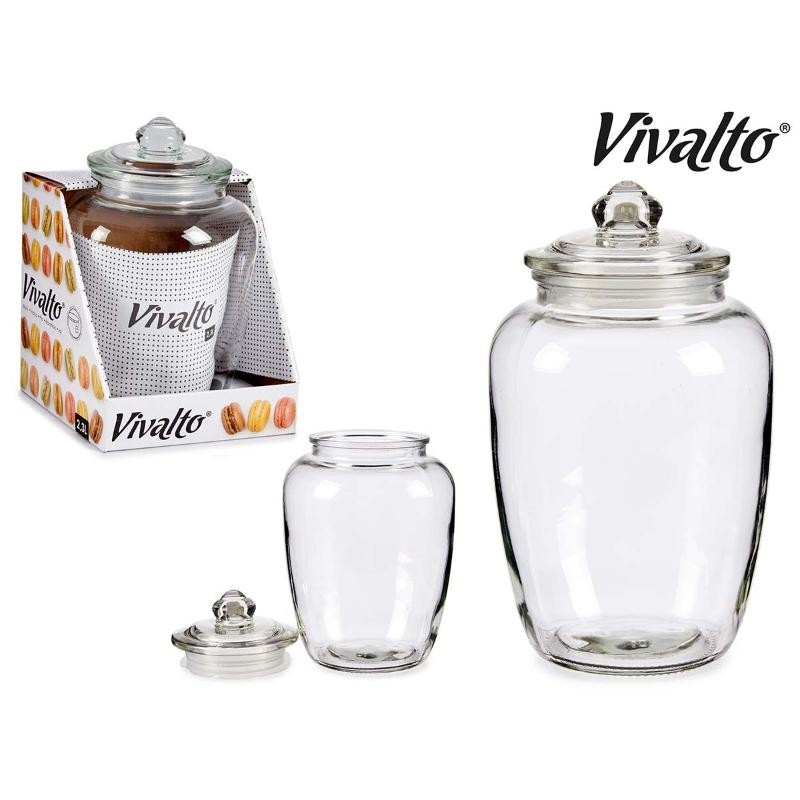 BOTE VIDRIO HERMETICO 2.3 L