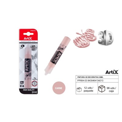 PINTURA 3D DECORATIVA 30 ML