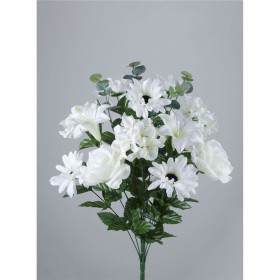 RAMO ROSA COMBI X18 55CM BLANCO                   