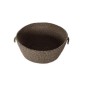 CESTO CUERDA OV MARRON 32*32*17 CM