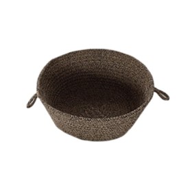 CESTO CUERDA OV MARRON 25*25*12 CM