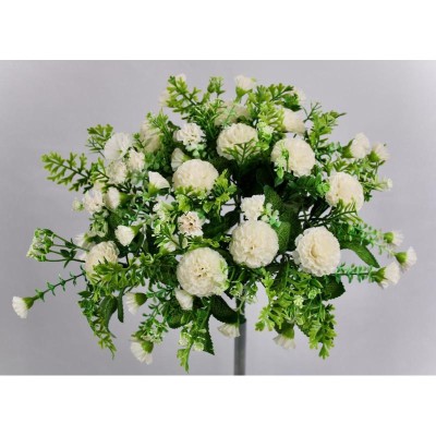 RAMO MINI CLAVELLINAS *12 BLANCO