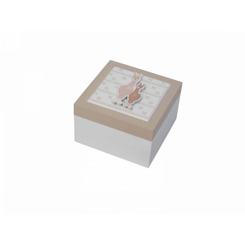 CAJA MADERA (LLAMA) 12*12*8